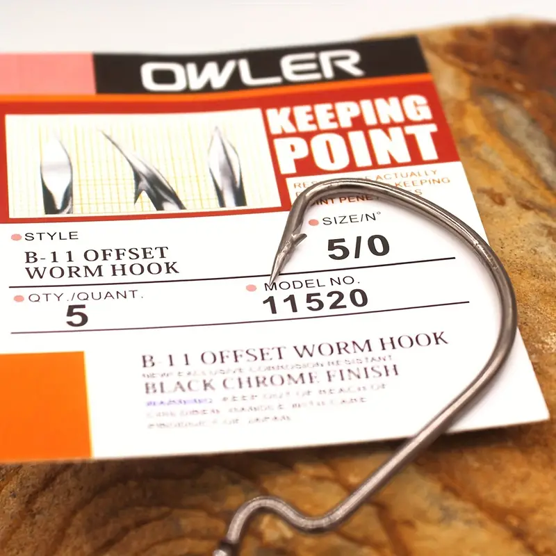 Owler 11520 Leaded Hooks Premium Fishing Gear Accessories - Temu