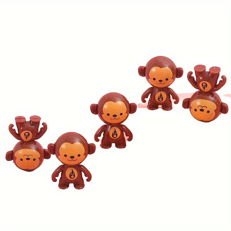 Cute Tiny Monkey Animal Figurines - Mini Toys - Small Novelty Prize To