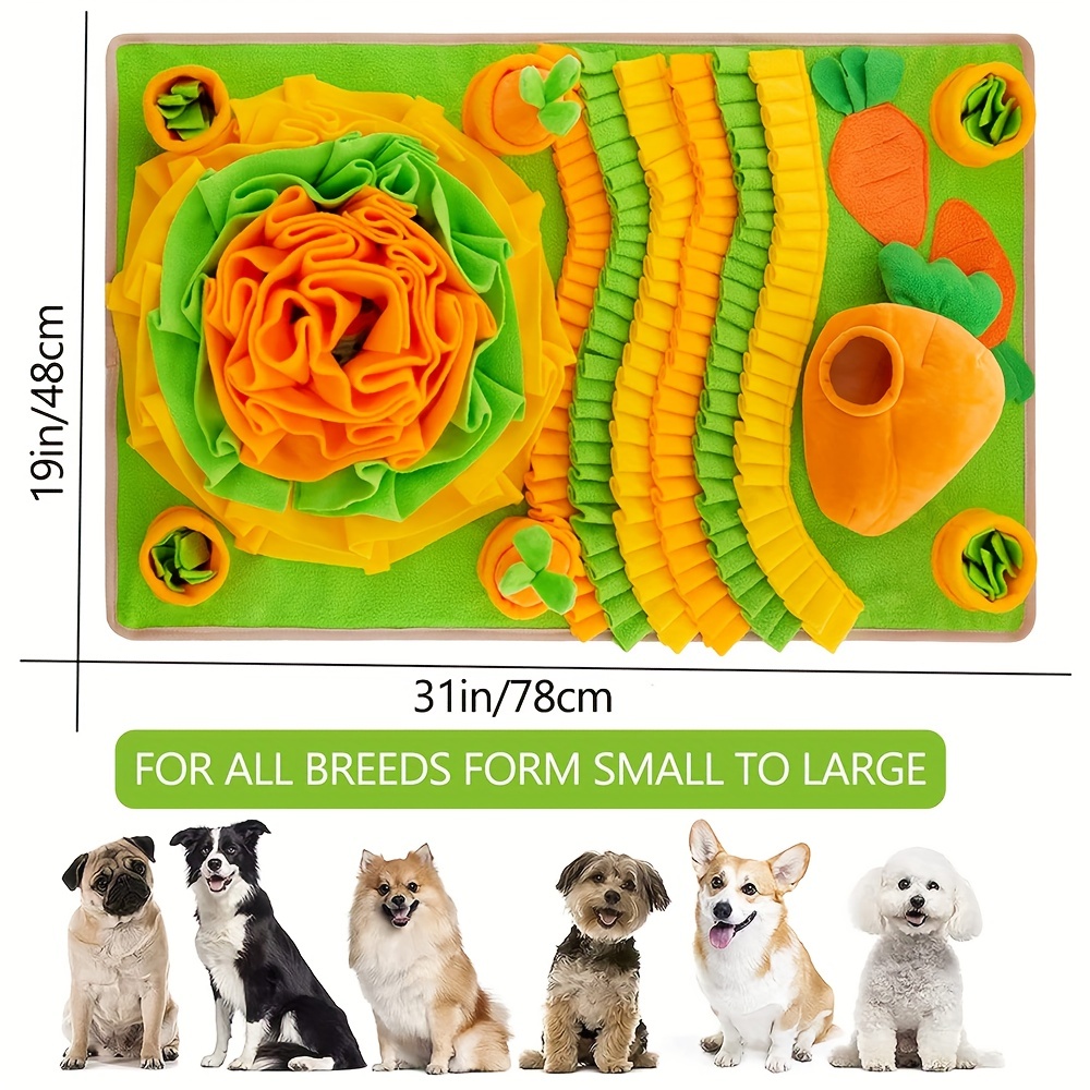 Interactive Foraging Fun: Rabbit Sniffing Pad Puzzle Toy Feeding Mat - Temu