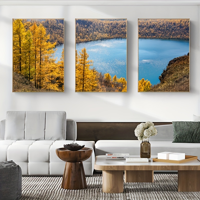 Quadri su tela Dipinti Modern Wall Art Paesaggio vintage Montagna e lago  Albero Paesaggio Poster Immagini a parete Soggiorno Decor 60x120cmx1pcs  senza cornice : : Casa e cucina