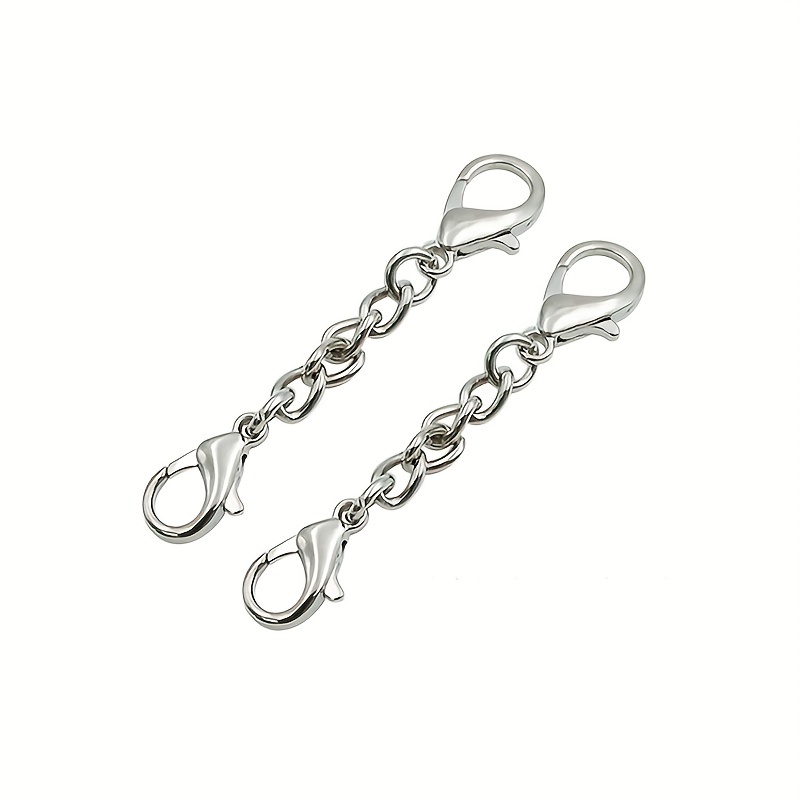  6Pcs Key Chain Keychain Necklace Stainless Steel