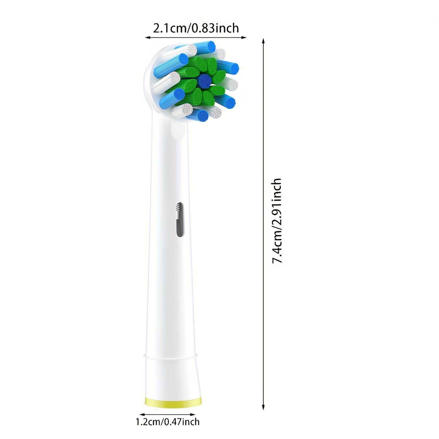 Cabezales de cepillo de repuesto para Oral B, paquete de 4 cabezales de  cepillo eléctrico genéricos cruzados para Oralb Braun, cepillos de dientes