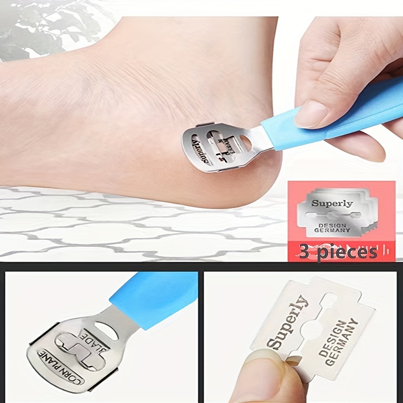 3 Pieces Colossal Foot Files Kit Foot Scrubber Foot Rasp and Double-Sided  Heel Files Pedicure Tools Callus Remover Stainless Steel Feet Scraper Foot