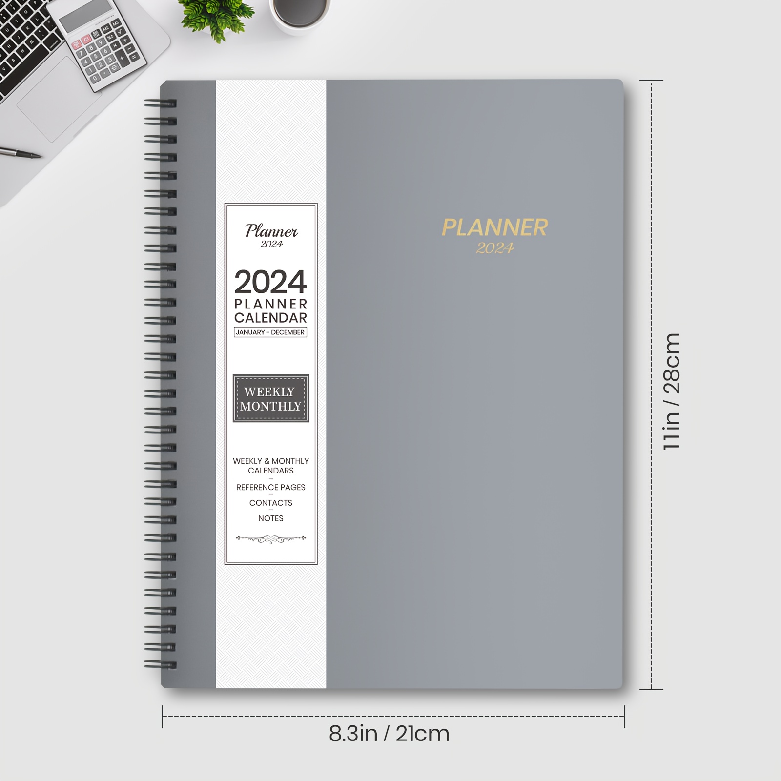 Office Planner 2024 - 2025 Weekly Monthly Calendar Planner 9× 11