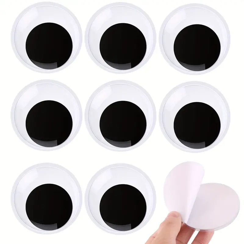 700pcs Mixed Wobble Sticky Eyes Self Adhesive Sticky Eyes 4mm-12mm DIY  Scrapbooking Crafts