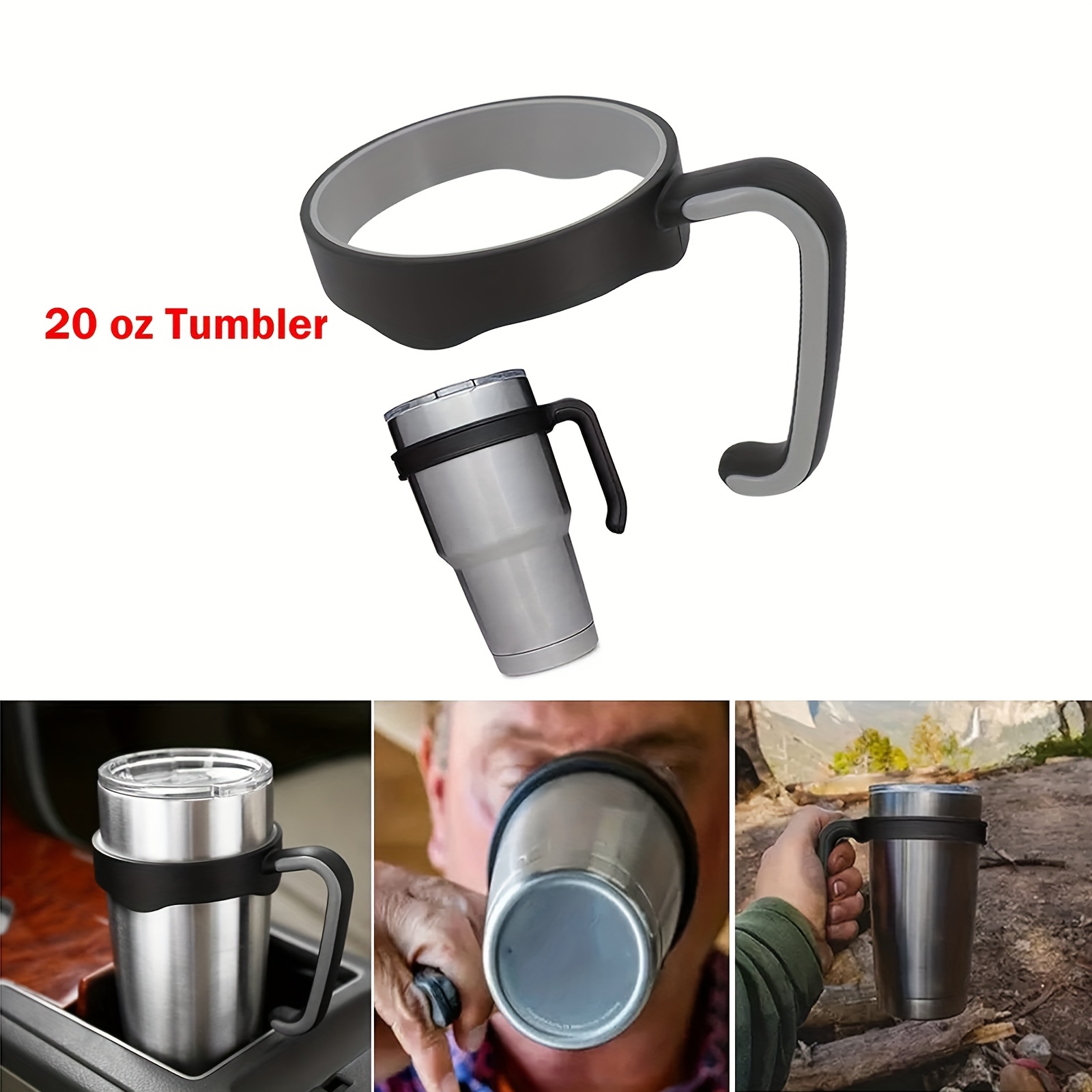 Handle for 20 Oz Tumblers Fits YETI Rambler, Ozark Trial and Many