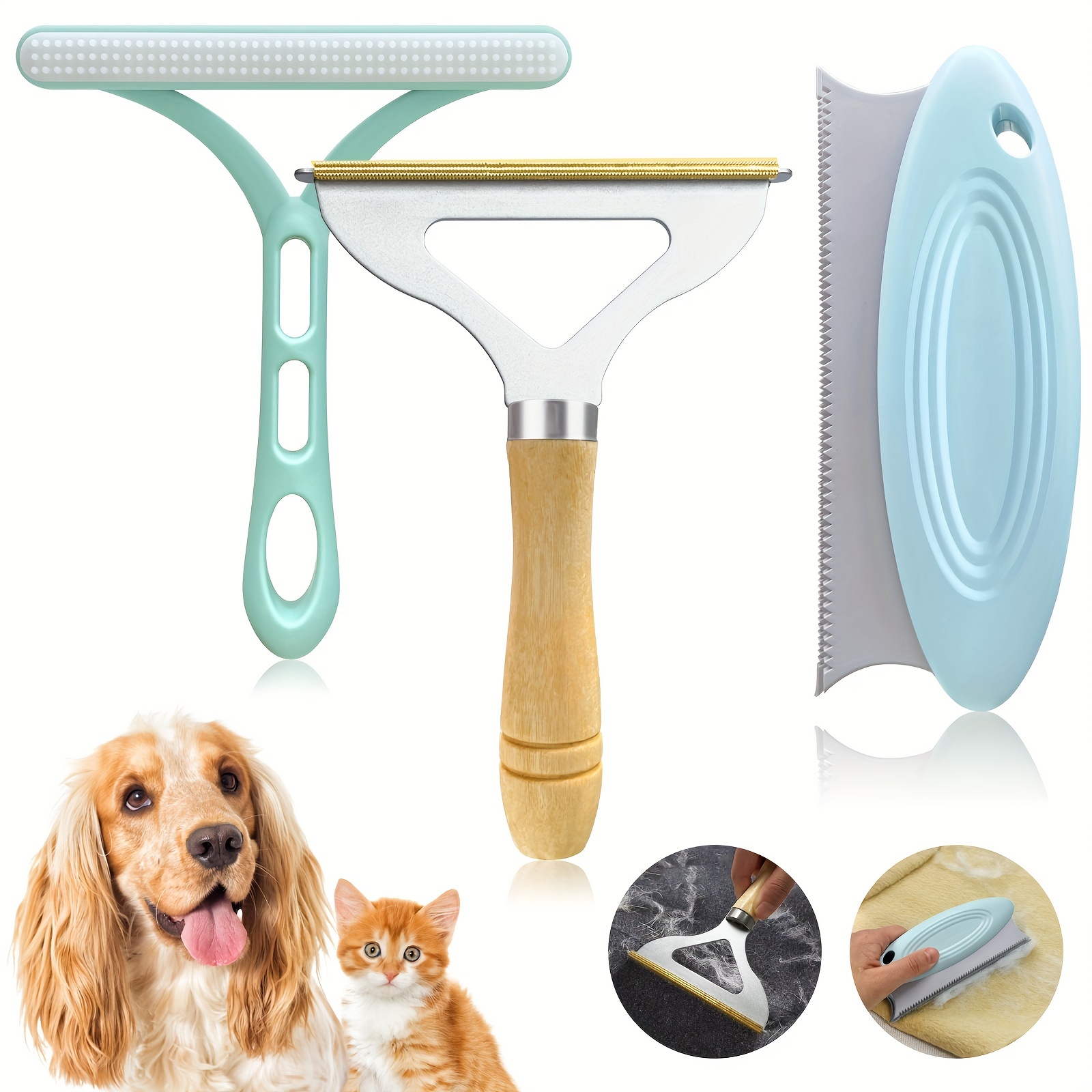Pet Hair Remover Lint Remover Portable Dog And Cat Hair - Temu