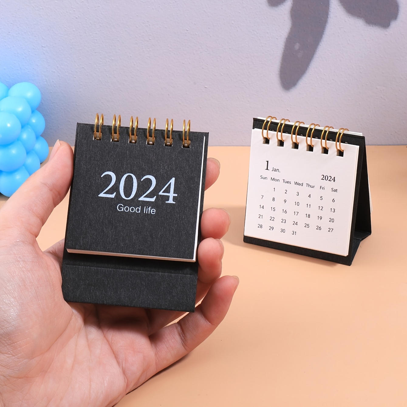 2024 New Creative Calendar Exquisite And Portable Small Gift - Temu