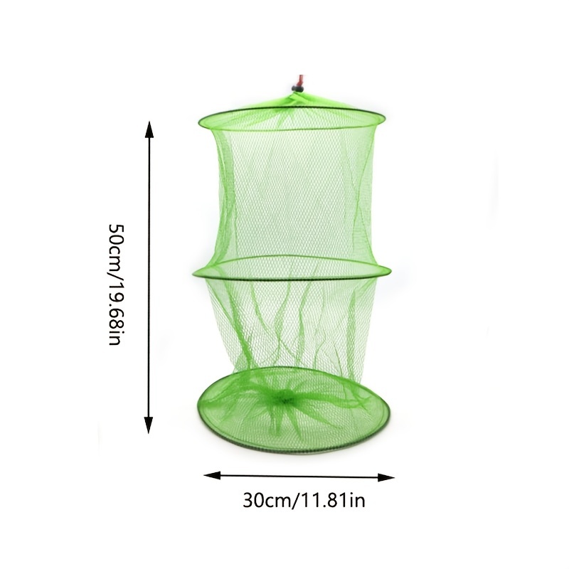 Beautiful Design Fishing Tackle Portable Fish Cage Small Quick-drying  Folded Fishing Nets Tackle Top Quanlity