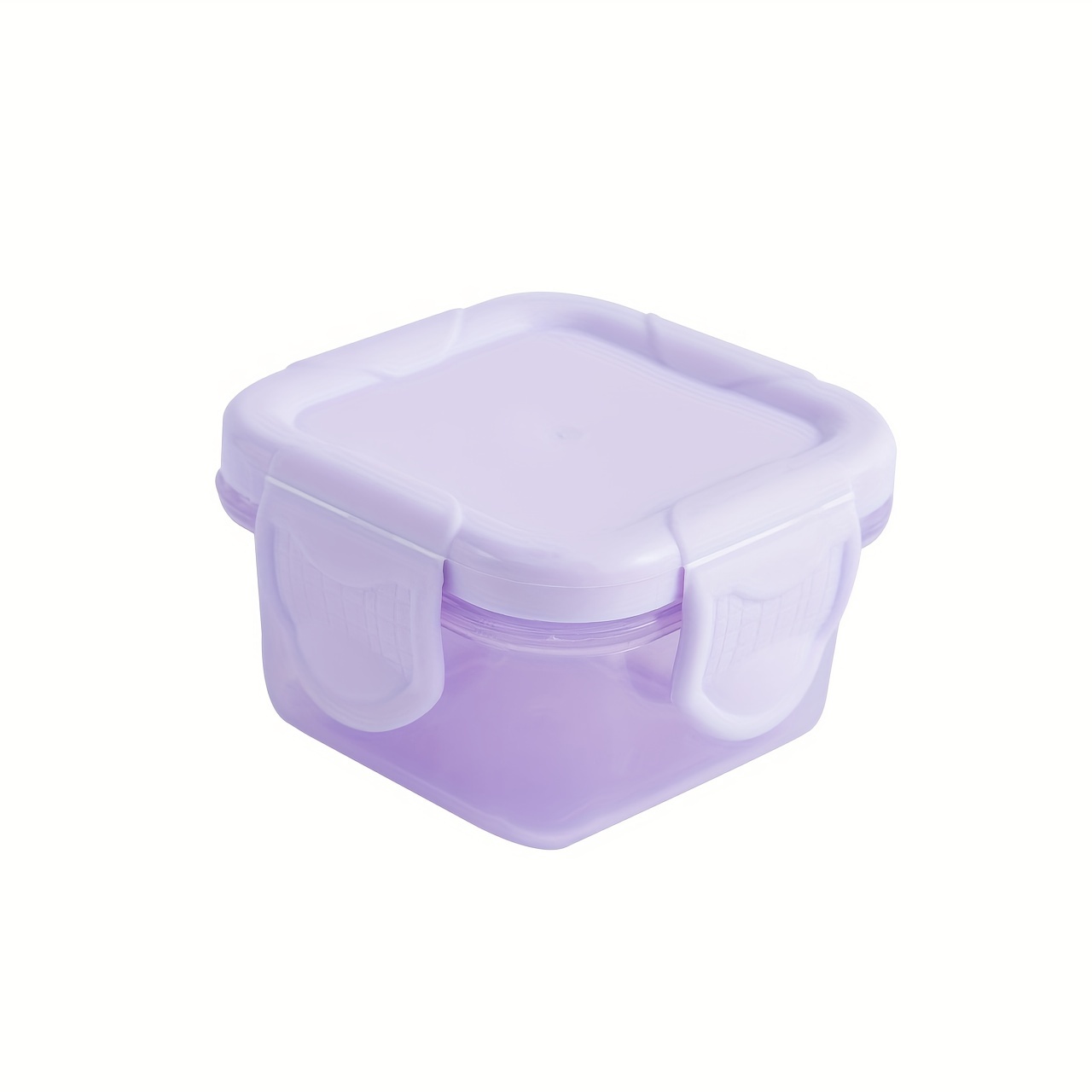 7PCS Stackable Mini Food Storage Container with Clip-on Lid