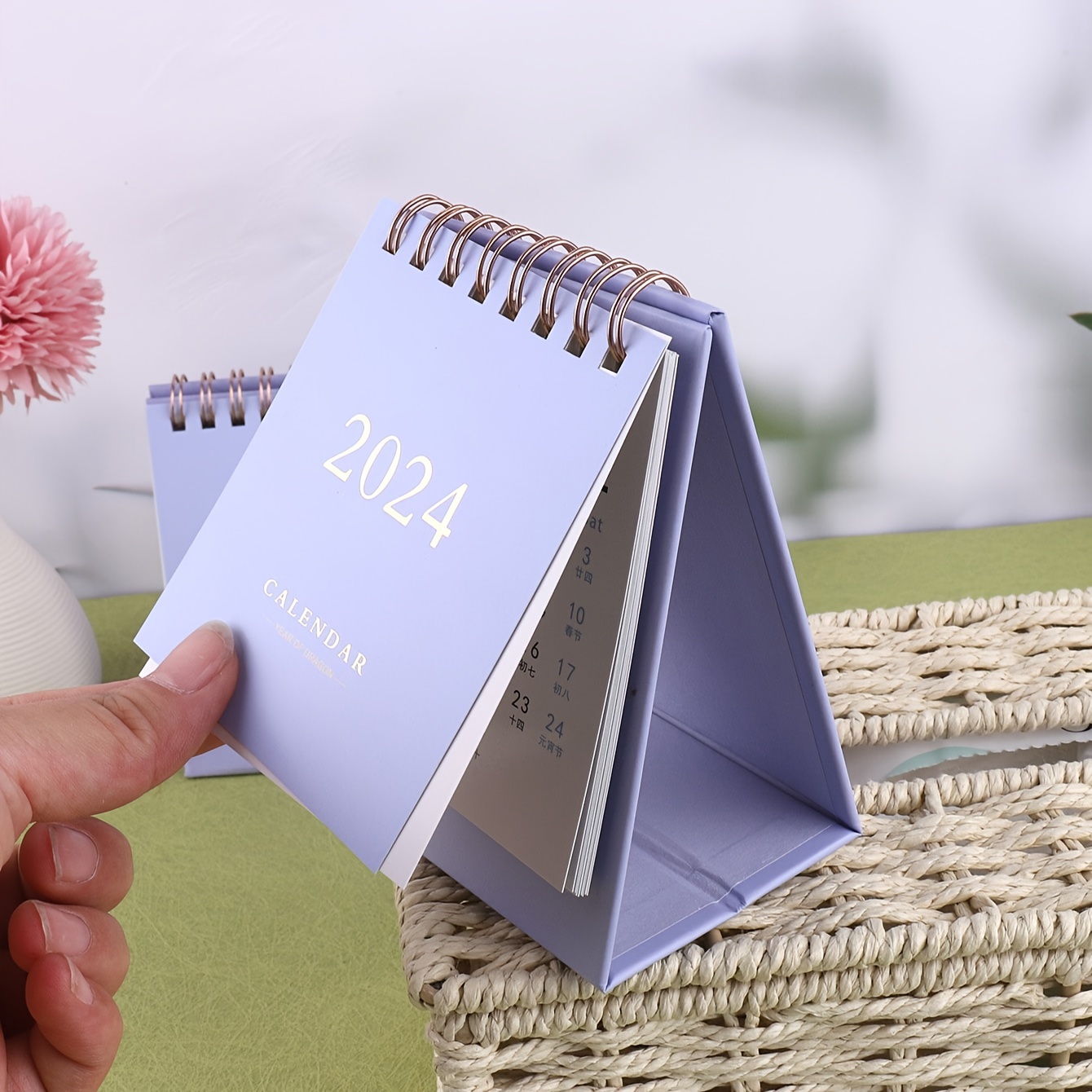 2024 Calendar Notebook Chinese Fashion Planner Notepad Kawaii