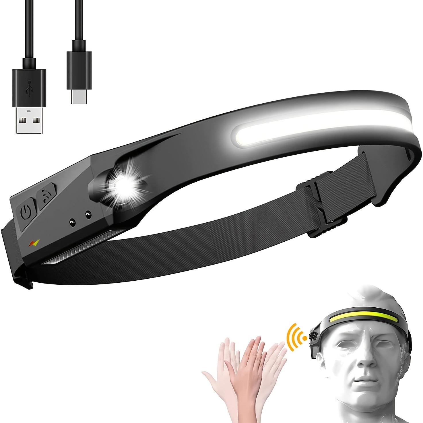 rechargeable headband light