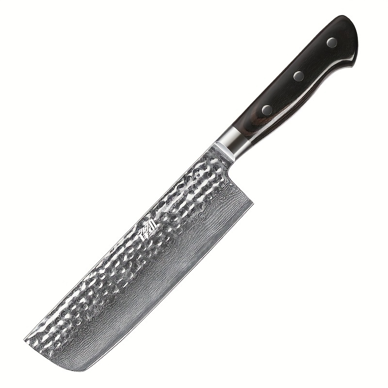 Japanese Kitchen Nakiri Vegetable Knife 7 inch Chef Knives Damascus Steel  Slicer