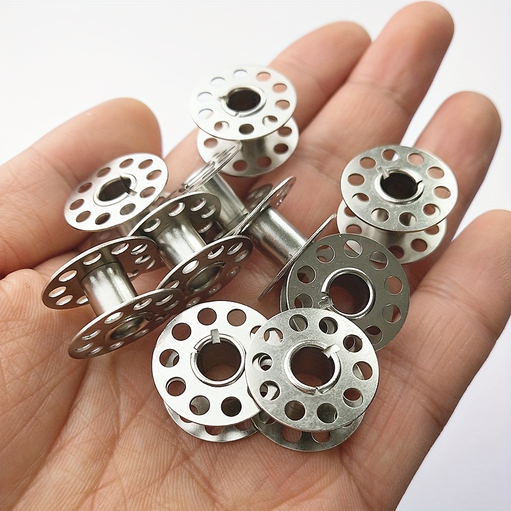 25PCS Stainless Steel Sewing Accessories for Sewing Machines Material  Bobbins Spool Craft Tools Bobbins Spool for