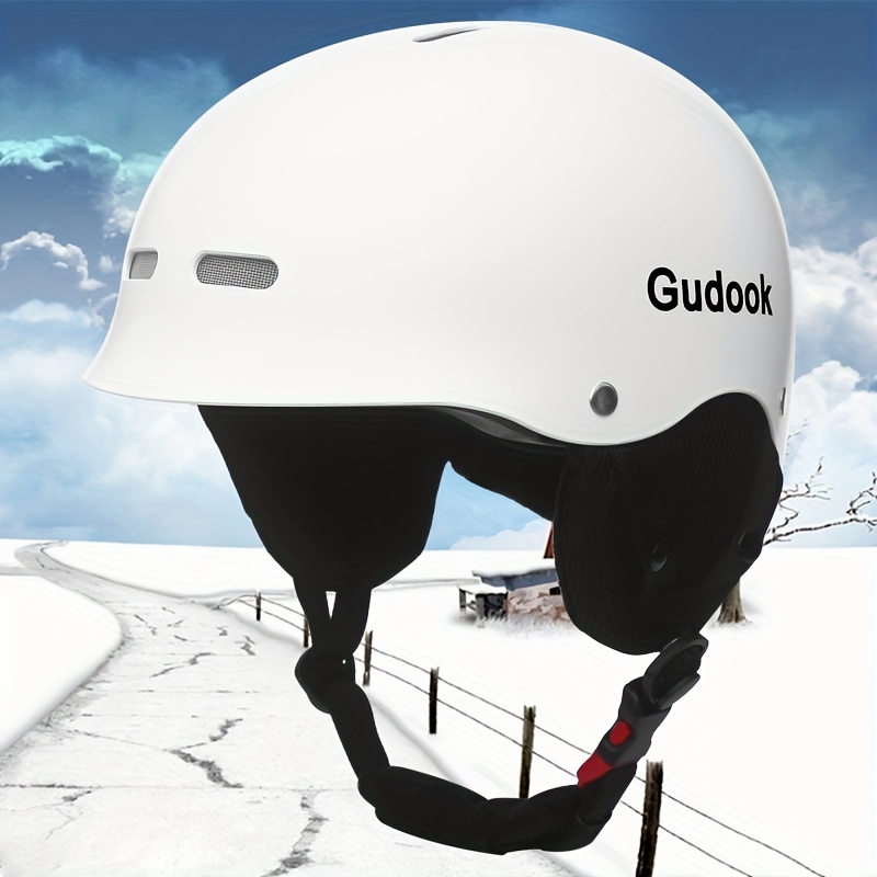 Casco de esquí para hombres, mujeres, jóvenes y niños, casco de snowboard  con seguridad certificada ASTM, opciones de 3 tamaños