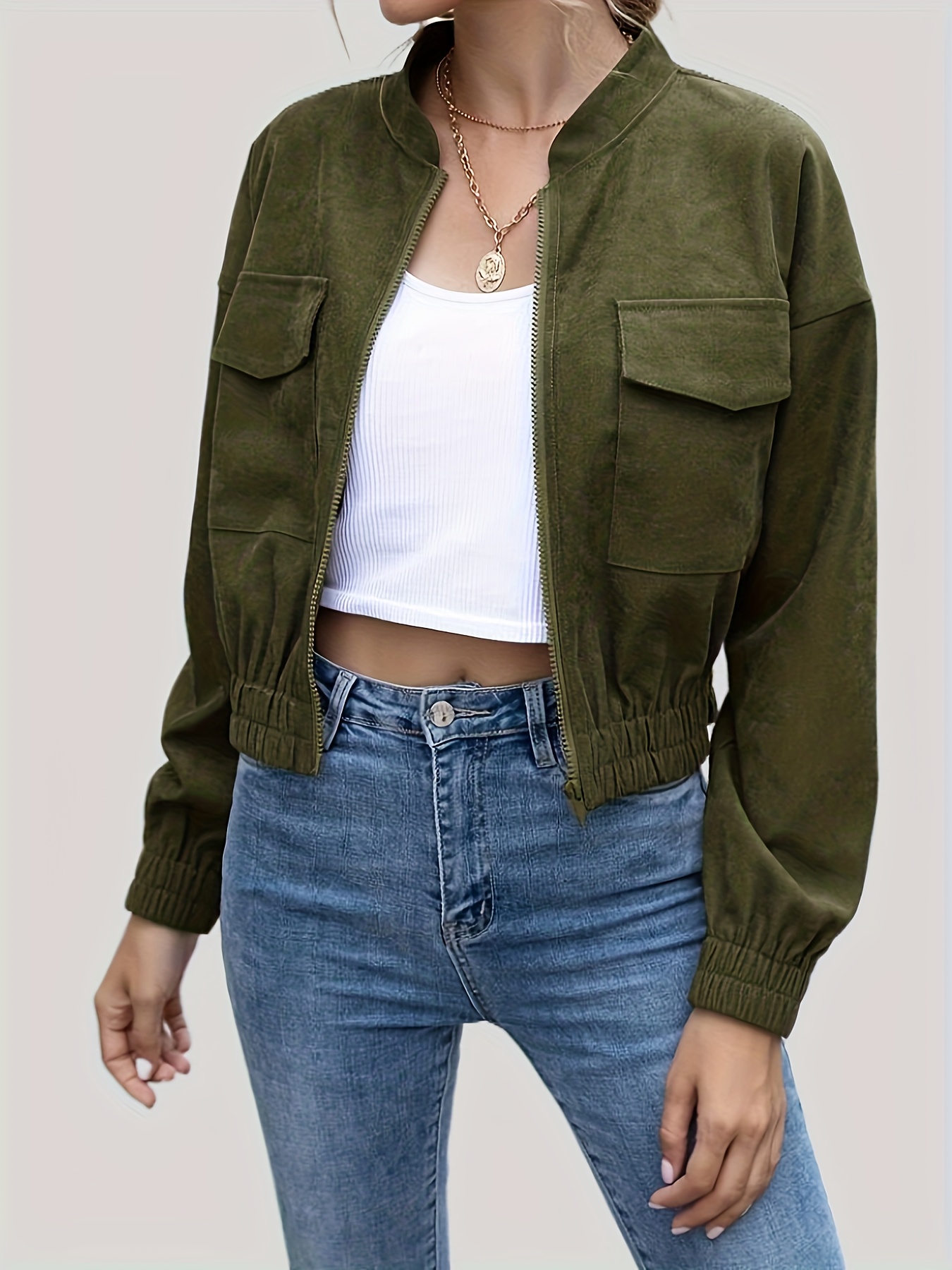 Jaqueta bomber best sale feminina exercito