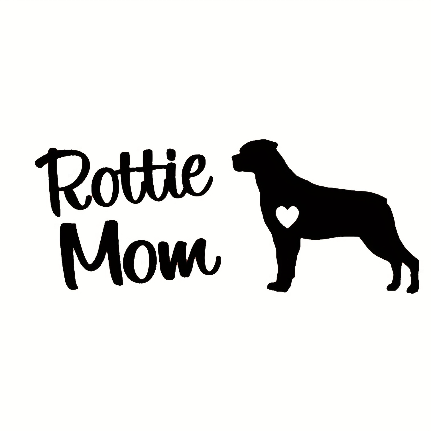 Rottie mom decal cheap
