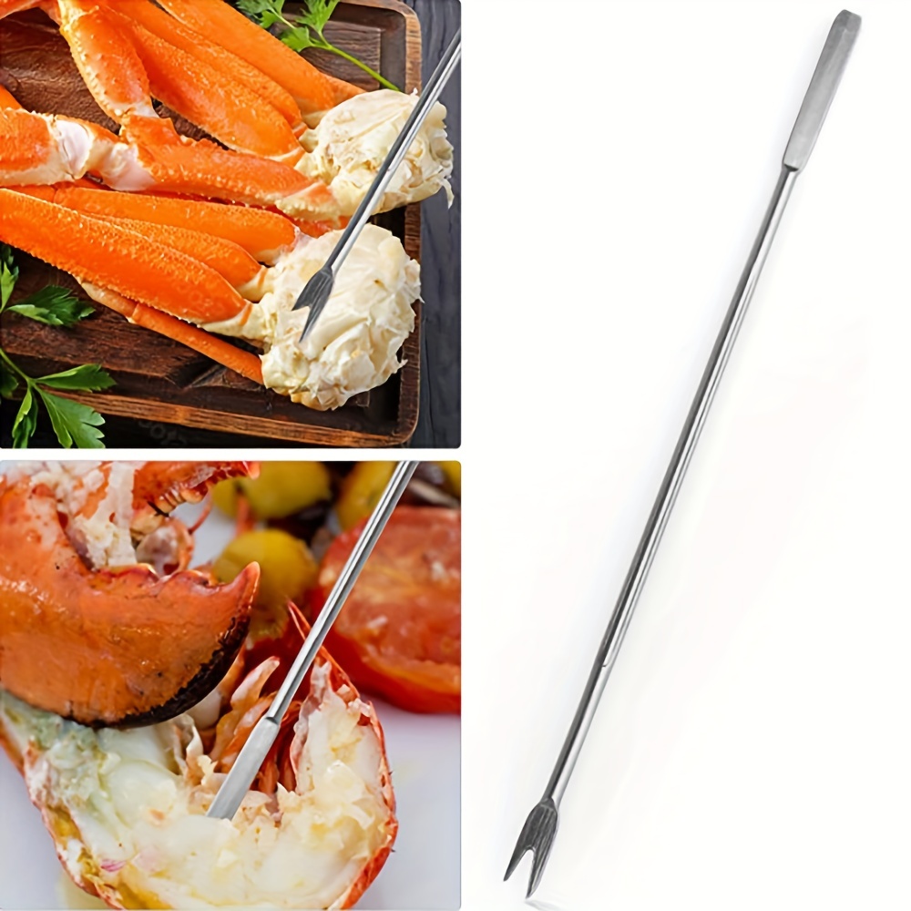 Crab Leg Crackers And Tools - Lobster Crackers And Picks Set Shellfish Crab Claw Cracker Stainless Steel Seafood Crackers Forks Lobster Tools For Eating