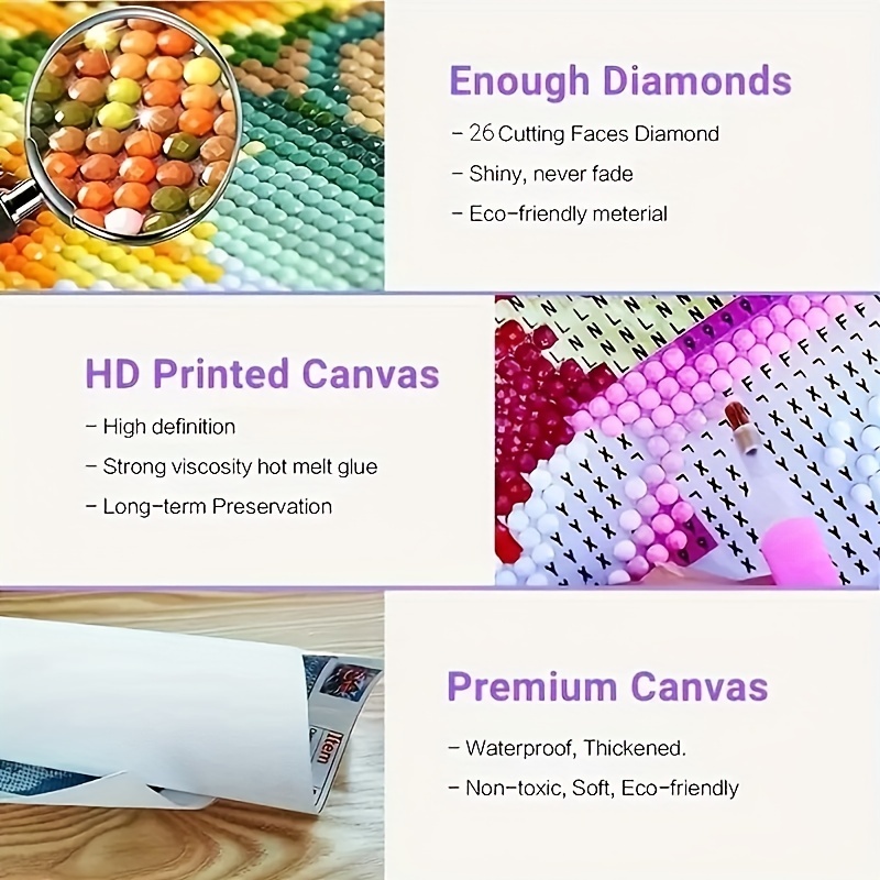 Mosaic Handmade Diamond Painting Kits For Adults 5d Diy - Temu