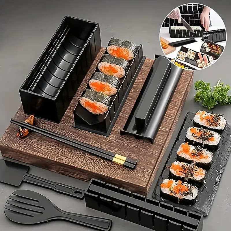 3/10 Pièces, Kit De Fabrication De Sushis, Presse À Moules À Sushi Avec  Formes De