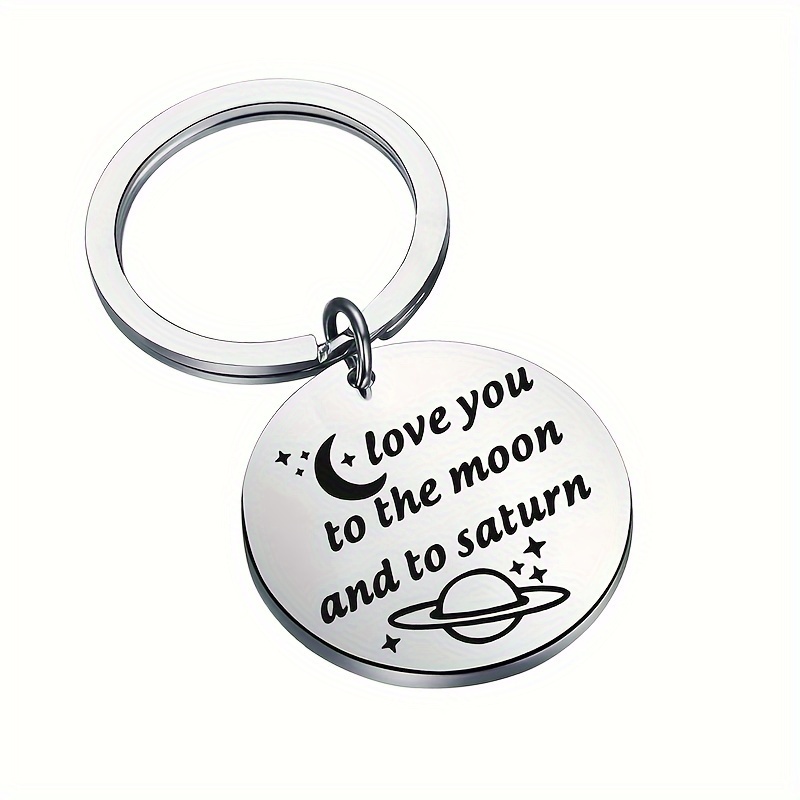 Love You to the Moon Keychain