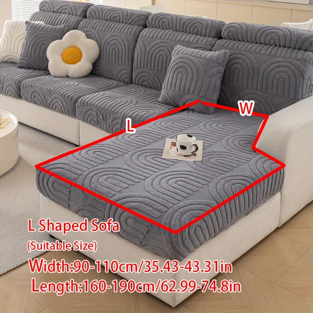 Stretch Sofa Cover Anti slip Backing Couch Cover Pets Cats - Temu