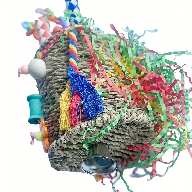 Random Bird Foraging Toys Seagrass Basket