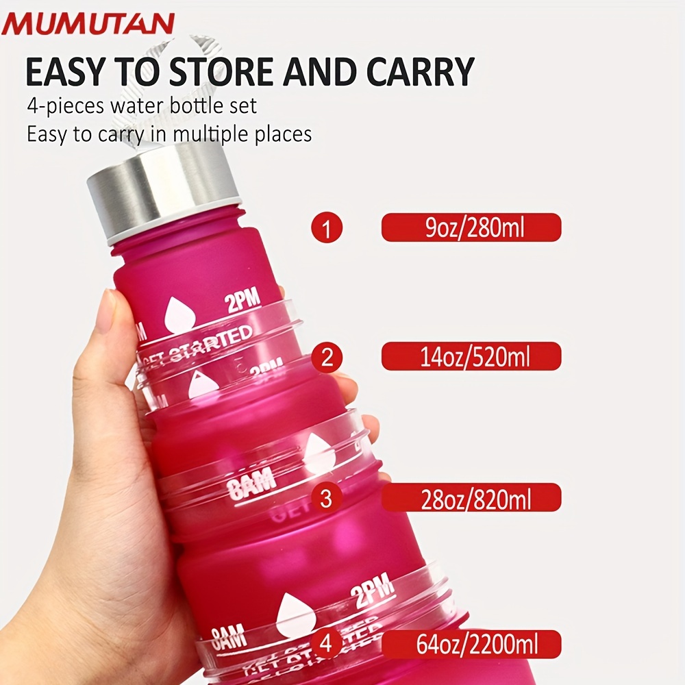 Large Capacity Big Belly Water Cup, Gradient Color Leakproof Plastic Water  Bottle, Suitable For Fitness Sports - Temu