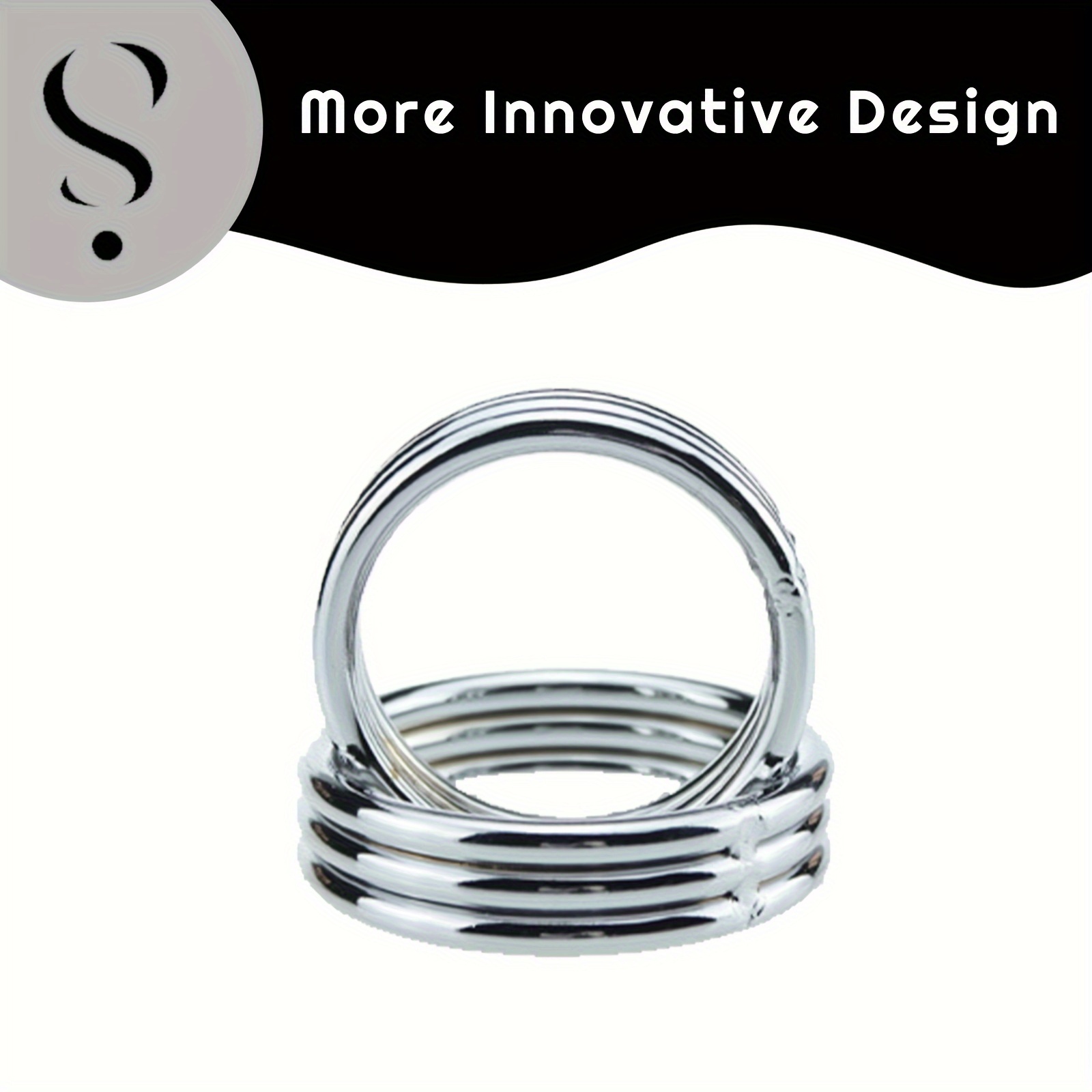 Metal Cock Ring Penis Erection Stainless Steel Penis Ring - Temu