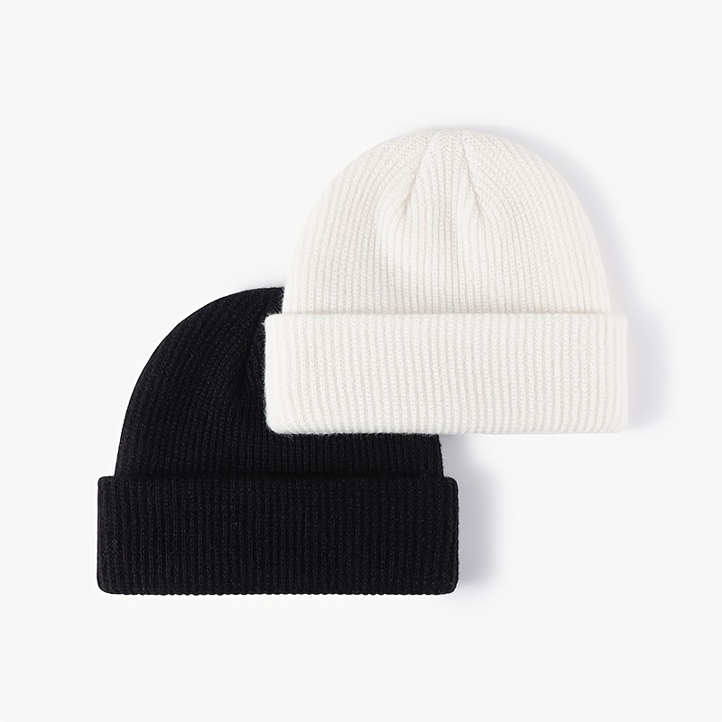 Fashion Men's Youth Street Solid Color Beanie Woolen Hat College Warm  Women's New Cold Hat Knitted Versatile Outdoor Autumn And Winter Couple -  Temu