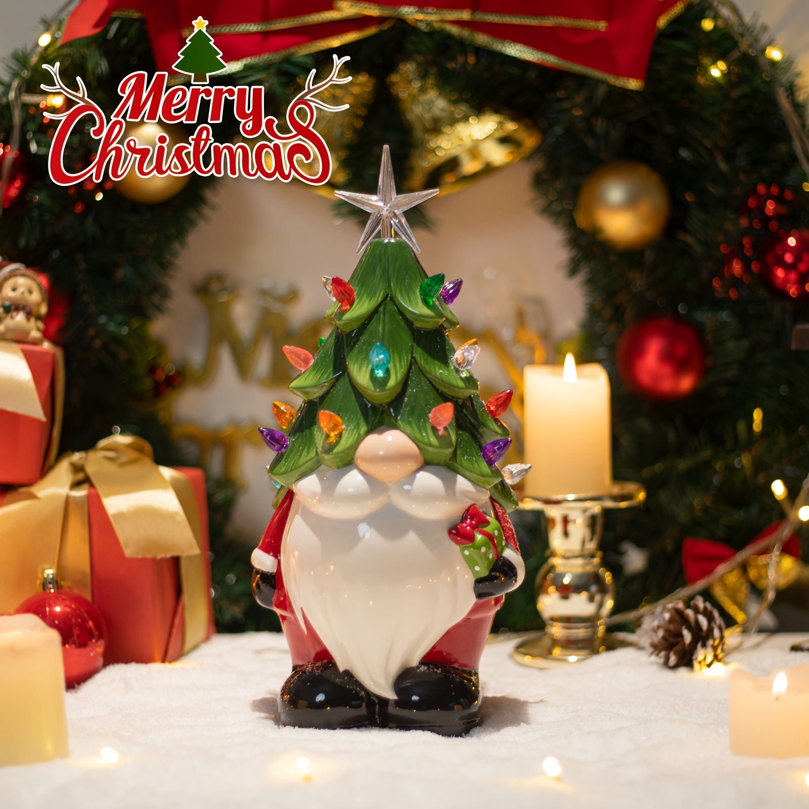 Lighted Ceramic Christmas Tree Christmas Tabletop - Temu Germany