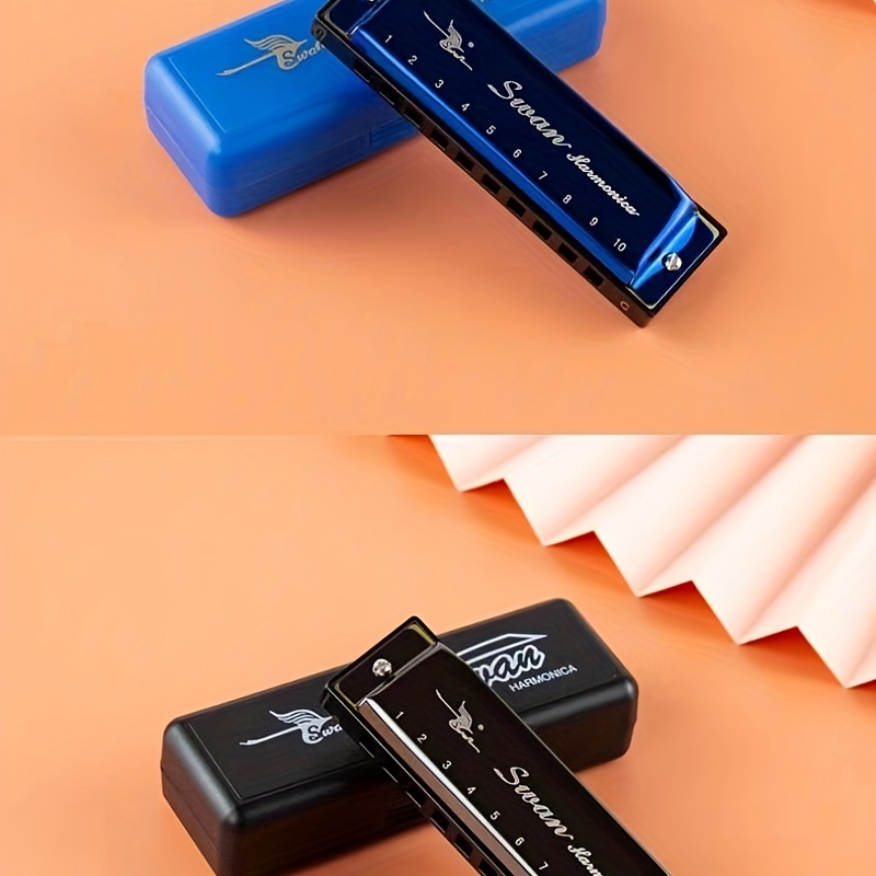 10 Holes 20 Tone C Blues Harmonica Ideal for Kids & Beginners