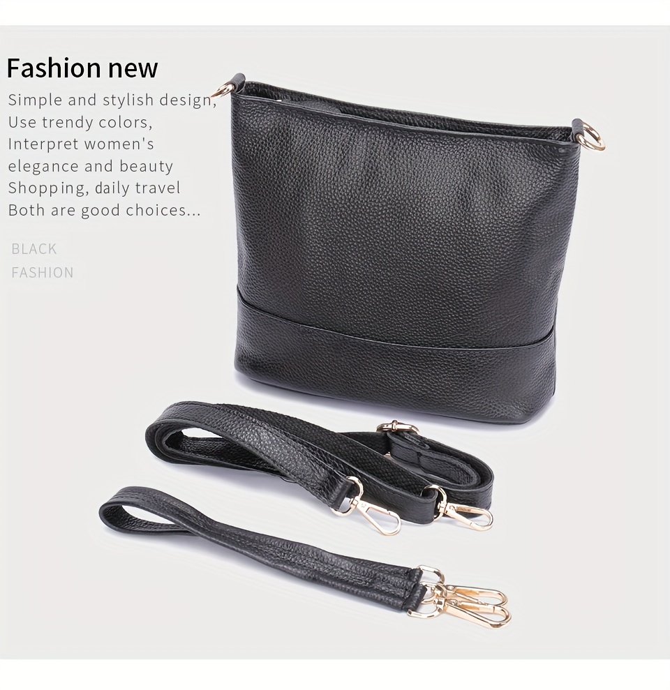 Fashion Simple Handbag Genuine Leather Clutch Women Zipper Small