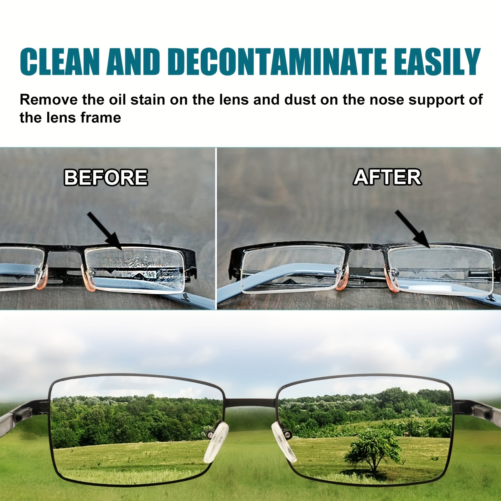 Eyeglasses Lens Scratch Remover Combo Repair Glass - Temu