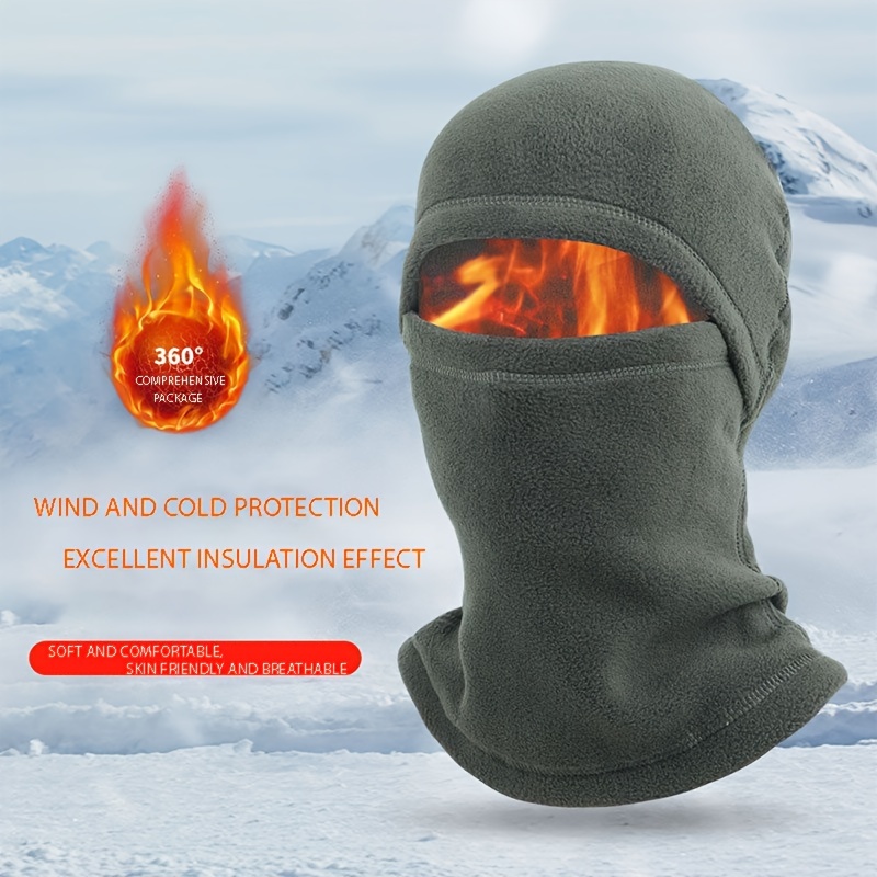 Masque De Ski Thermique En Polaire Cagoule Dhiver Unisexe, Couvre