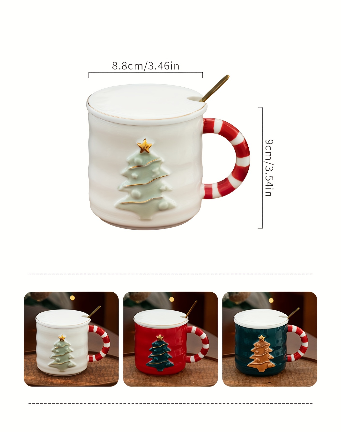 🌲😍✨¡Llegaron las tazas de Navidad de tus personajes favoritos!🌲✨🤍 ⭐️La  hora del café ahora será más divertida⭐️ 🟢 Taza de Cerámica 🔴…