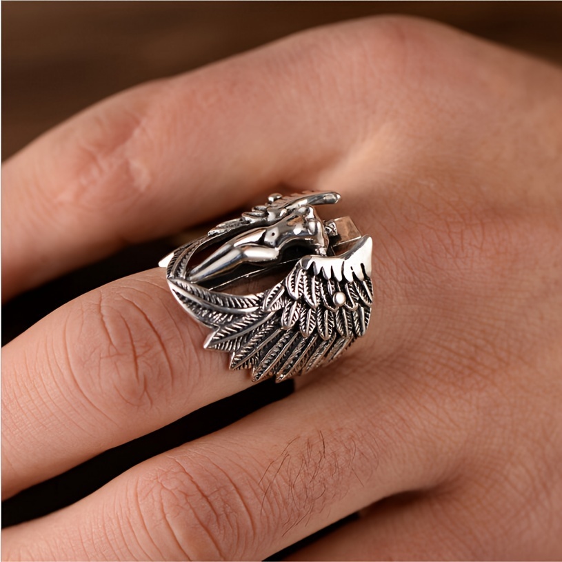 Guardian angel sale ring gold