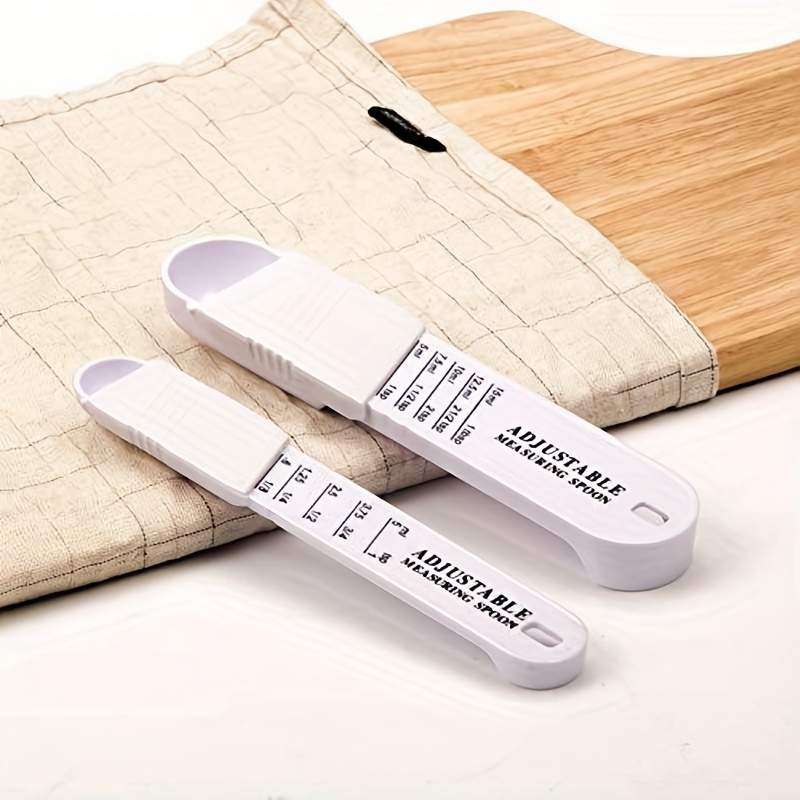 Adjustable Measuring Spoon Set - Perfect For Baking And Cooking - Measure  Dry And Liquid Ingredients With Ease - Temu
