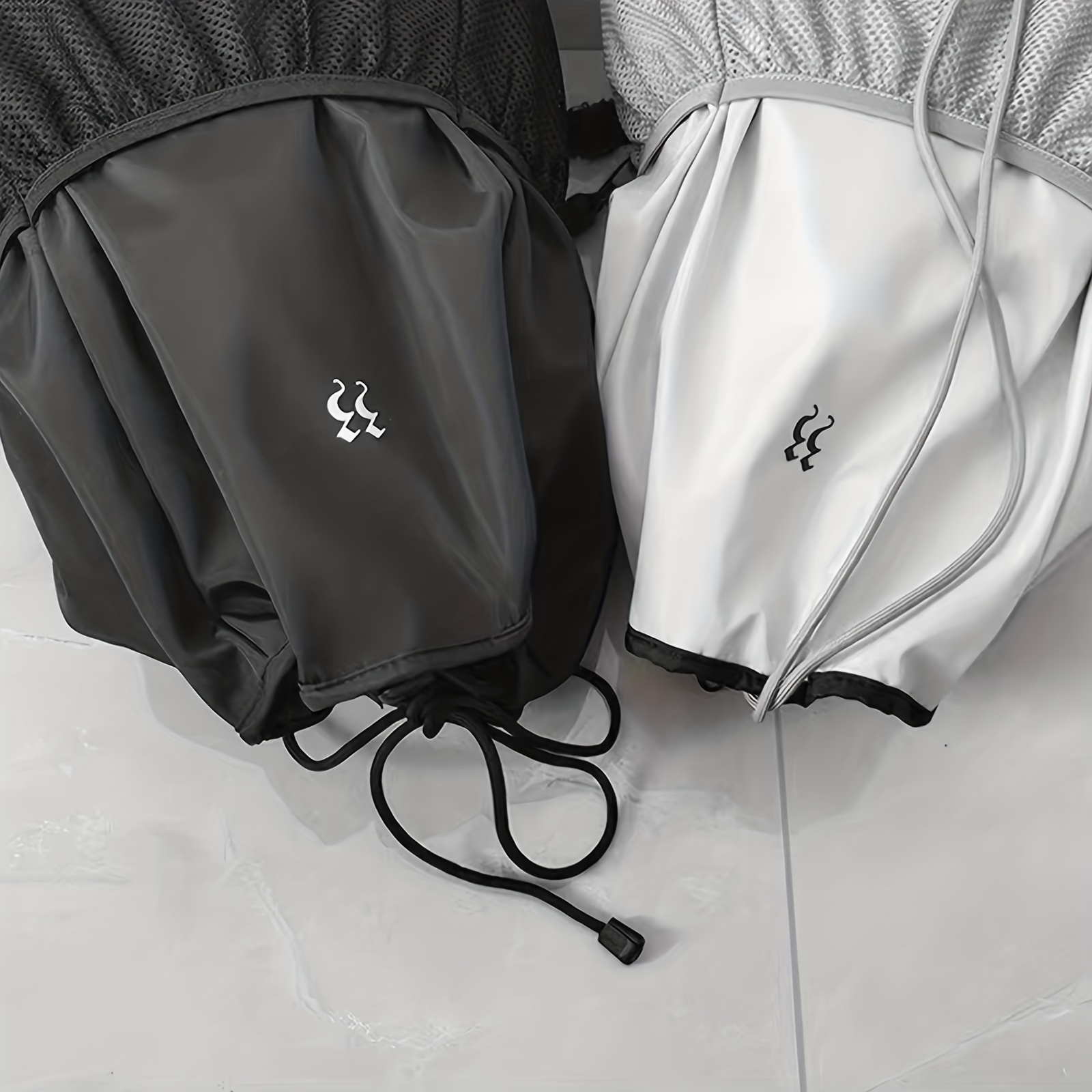 Large Capacity Drawstring Backpack Solid Sports Storage Lightweight Bag