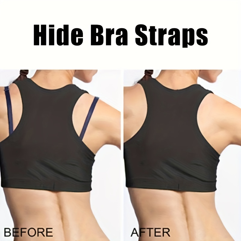 5pcs Invisible Bra Strap Clips Non Slip Buckles Conceal Bra Straps