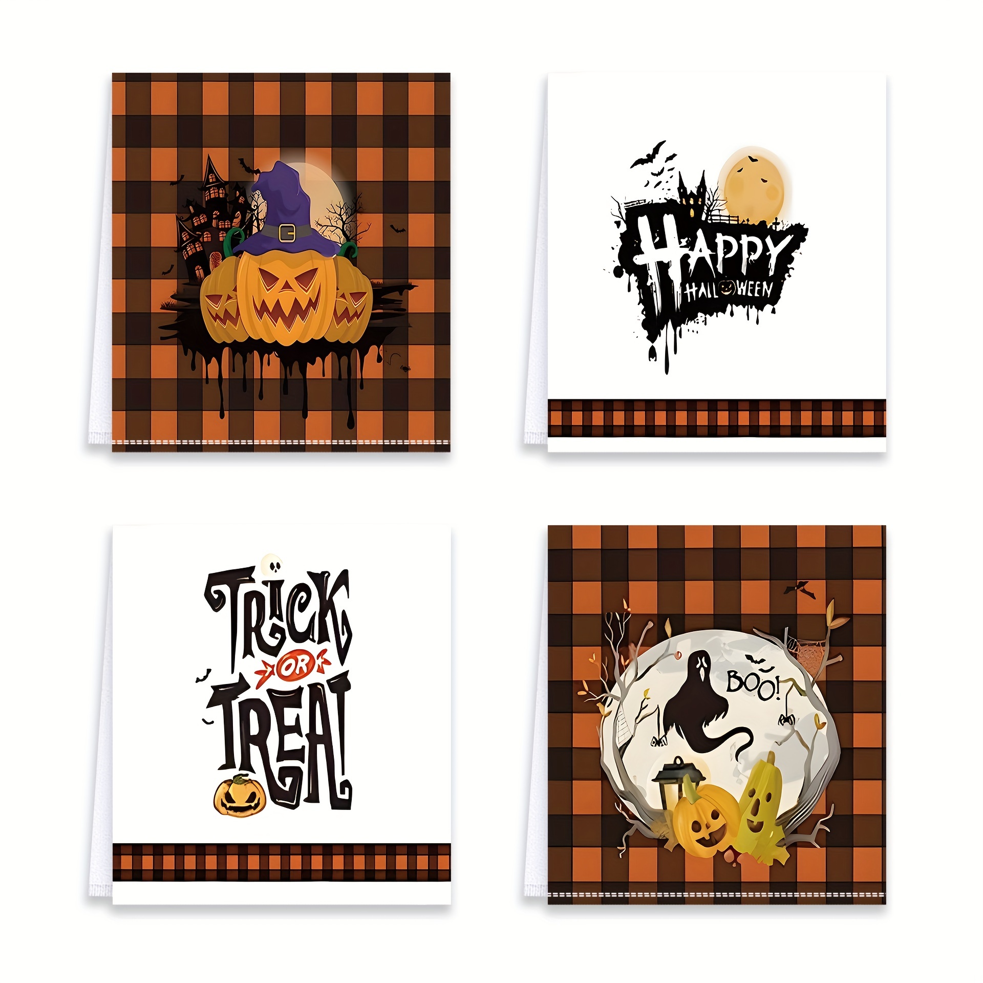 Halloween Dish Towels, Kitchen Wipes, Outdoor Sports Towels