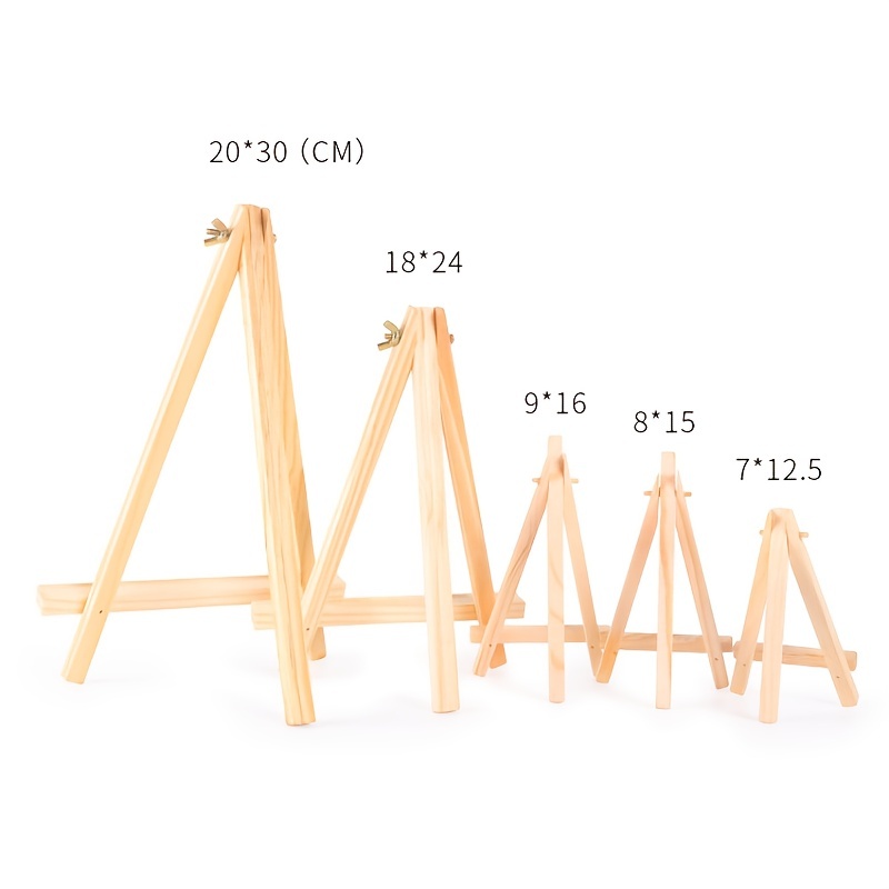 Wooden Display Mini Easel Desktop Tripod Small Easel New - Temu