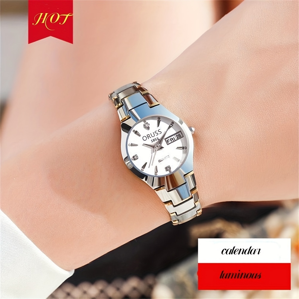 Silver chain discount watch for girls