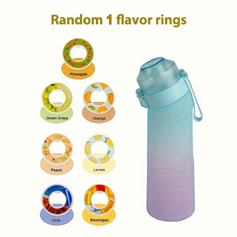 Sports Water Bottle With 1 Random Flavor Pod, Water Cup Compatible
