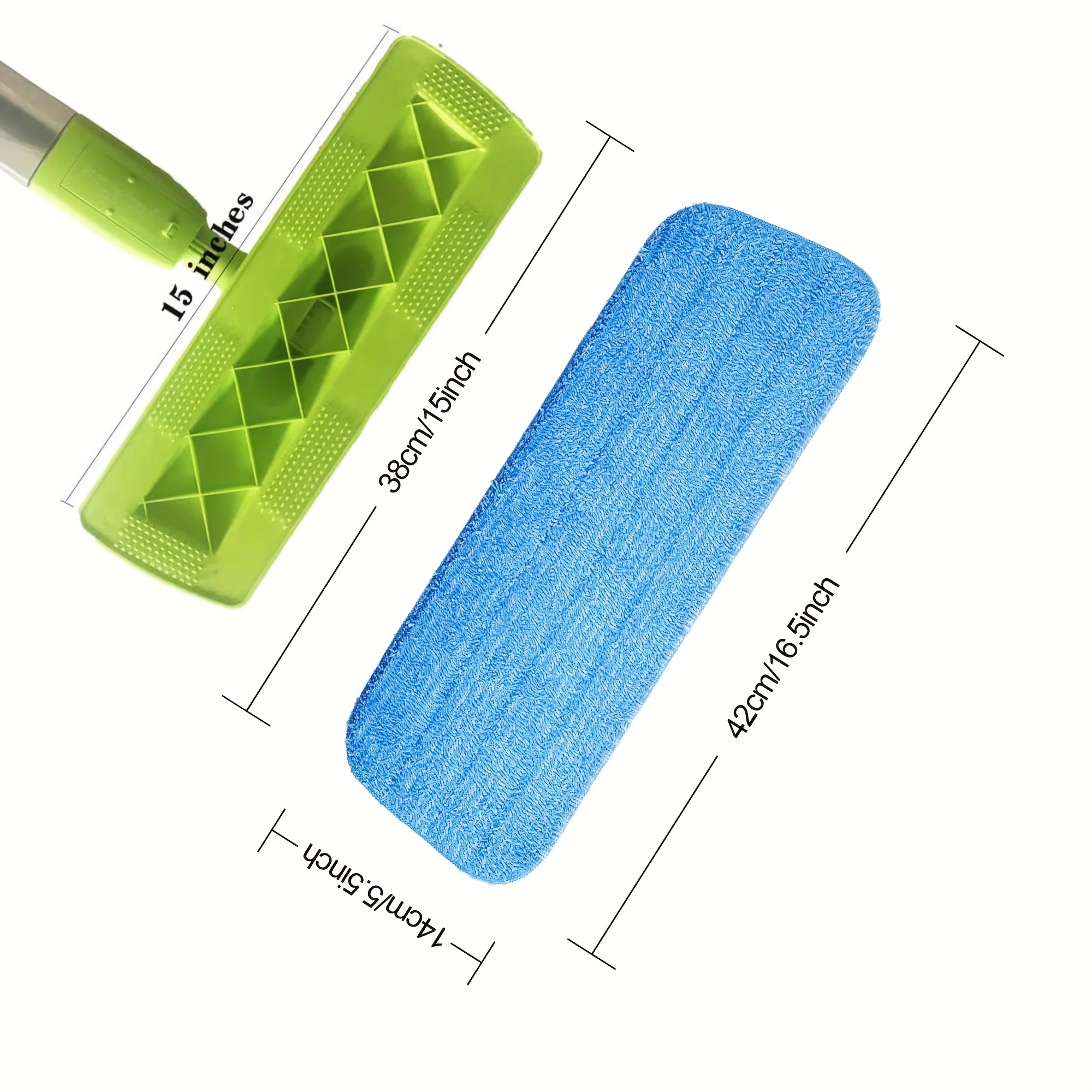 Microfiber Dust Mop Replacement Pad - 18'' x 5.5