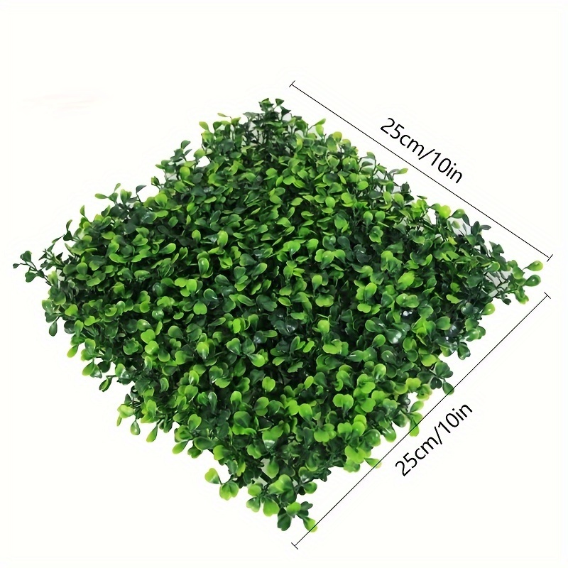 Artificial Plant Wall Fence Greenery Panel Decor Foliage/Hedge Green Grass  Mat
