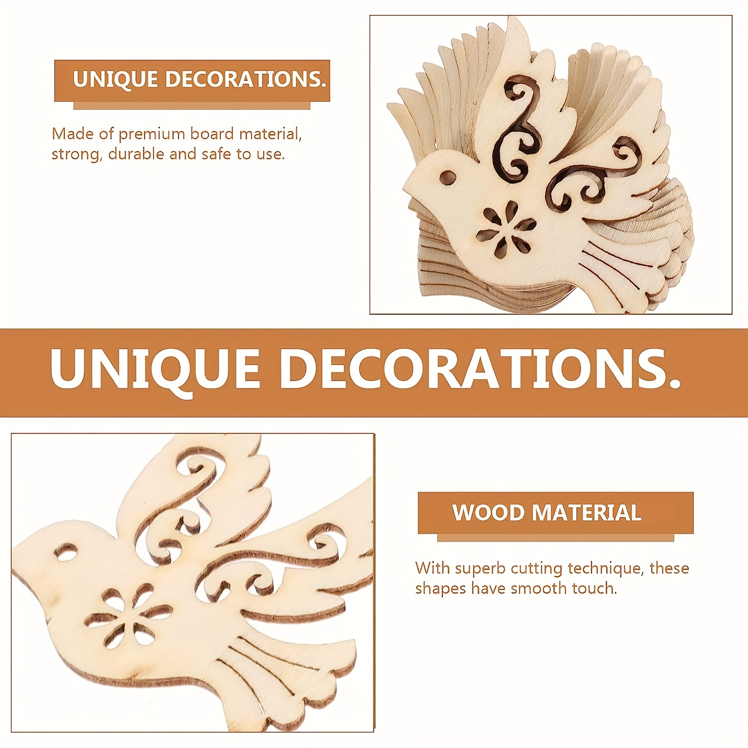 Wooden Crafts, Wooden Shapes, Wooden Cutouts, Wooden Diy Materials