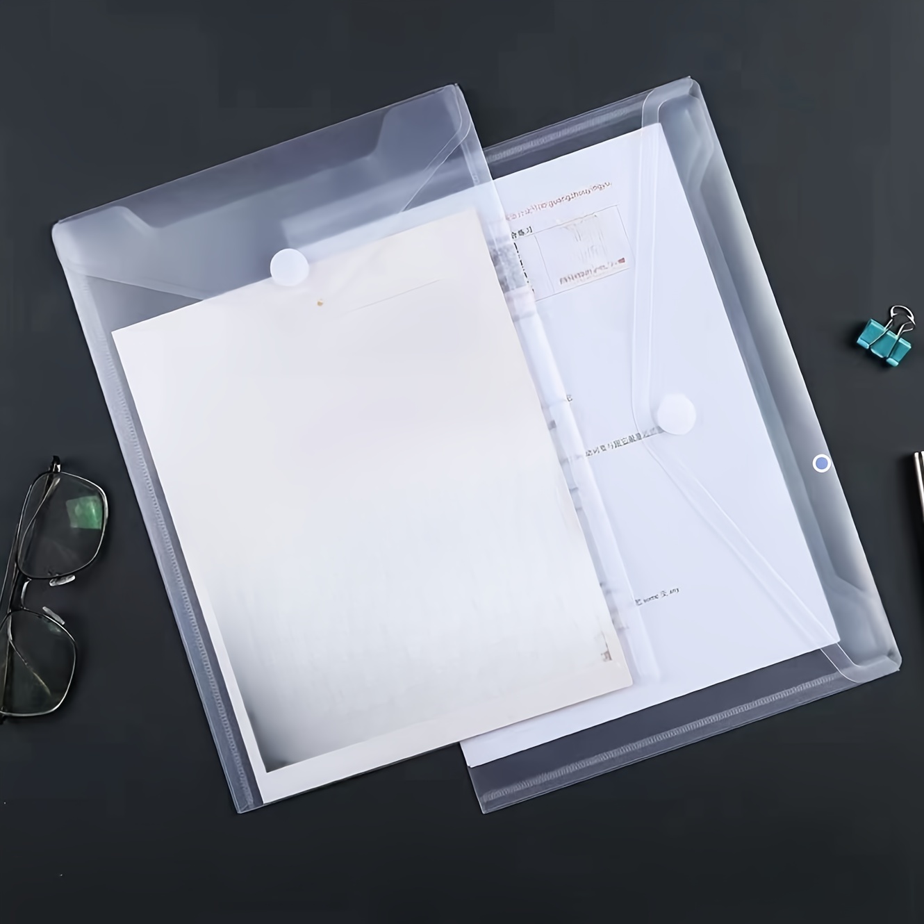Plastic Envelope Transparent Reusable Envelope Waterproof - Temu