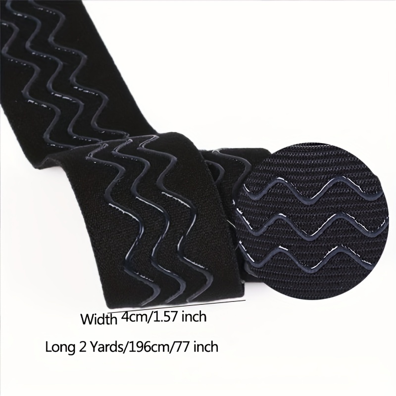 Clear Elastic Strap Flat With Embossed Pattern Elastic Band - Temu