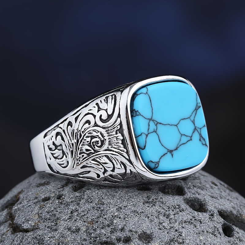 Turquoise jewelry store mens rings